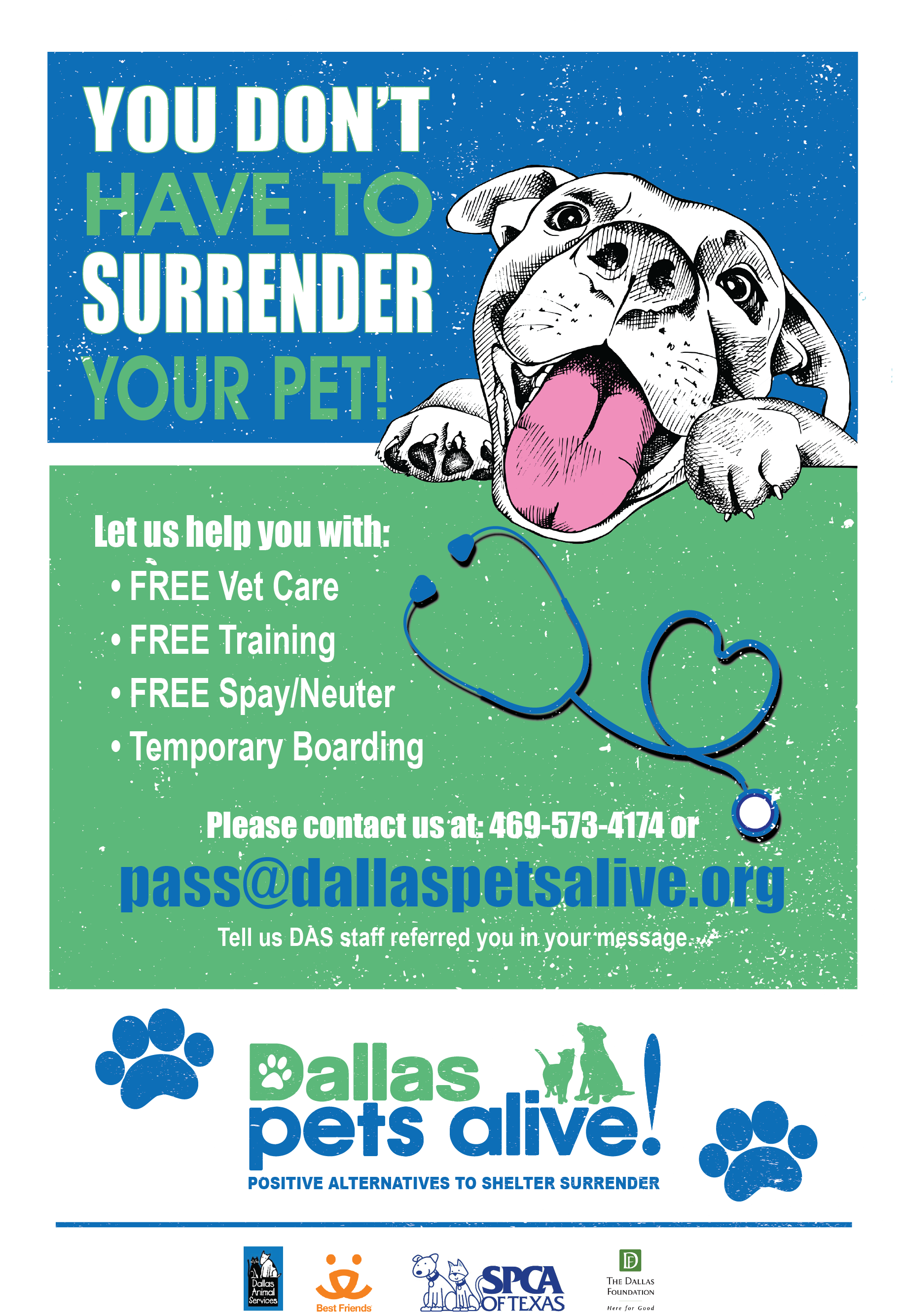 Surrender A Pet | Dallas Pets Alive!